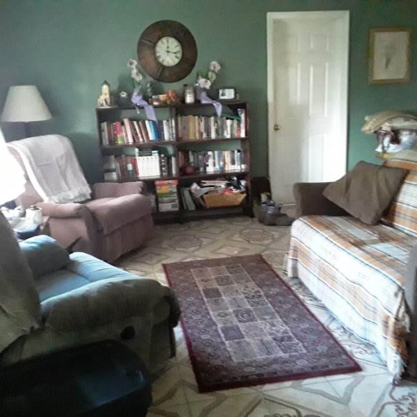 Our living room. Please come and visit!