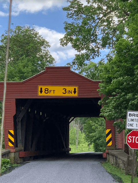 Our covered bridge field trip