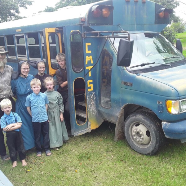 Here is the French family who used our bus for transportation.
