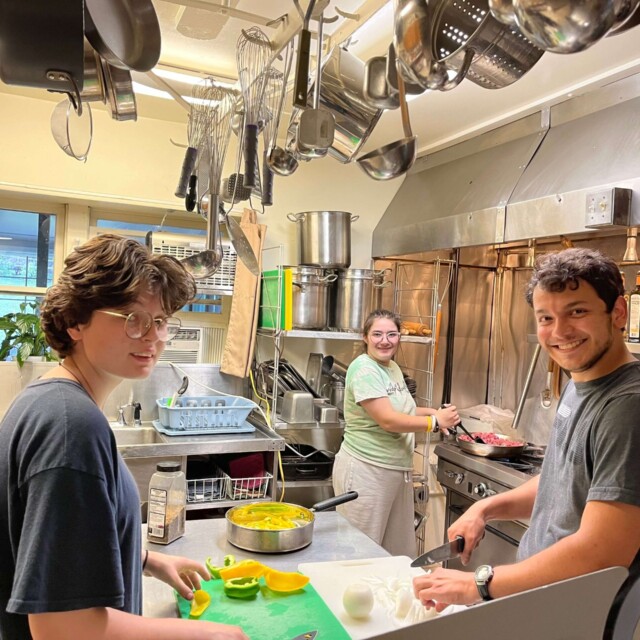 Juanis taught us how to make tacos.