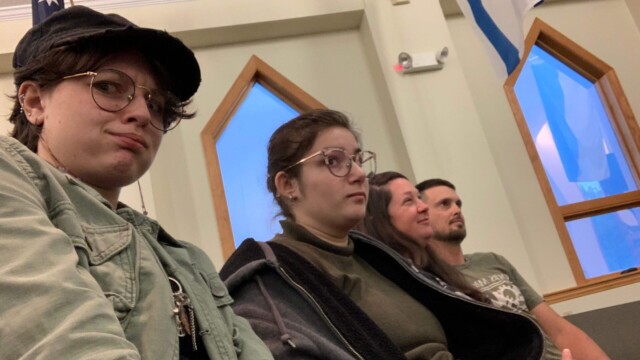 We were at Ray and Debbie's church to see a quartet...