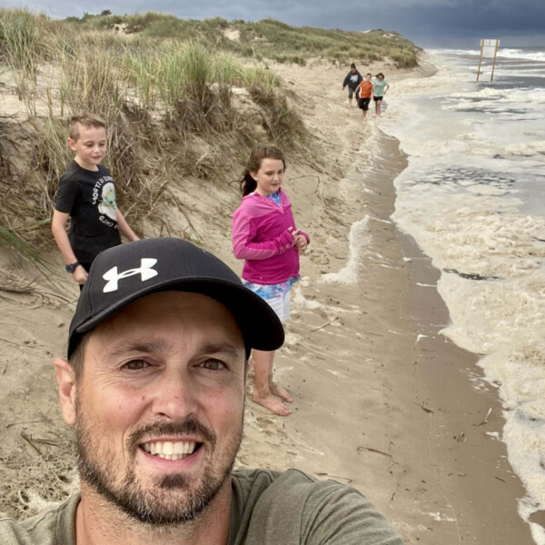 Our annual "camping at the beach" vacation!