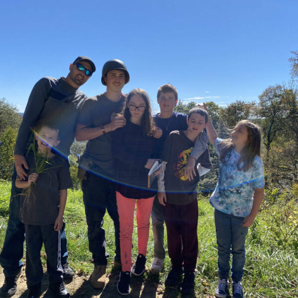 Joel & the kids at Cherry Springs