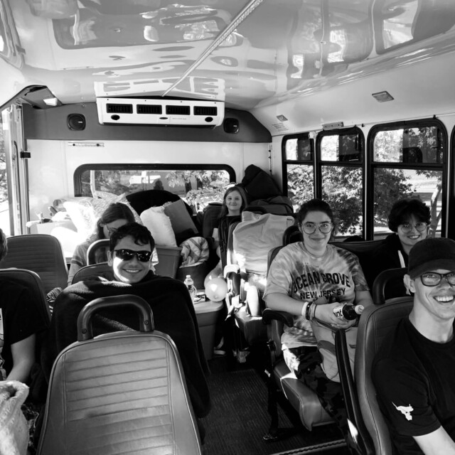 The bus on Monday morning on the way to Circle K