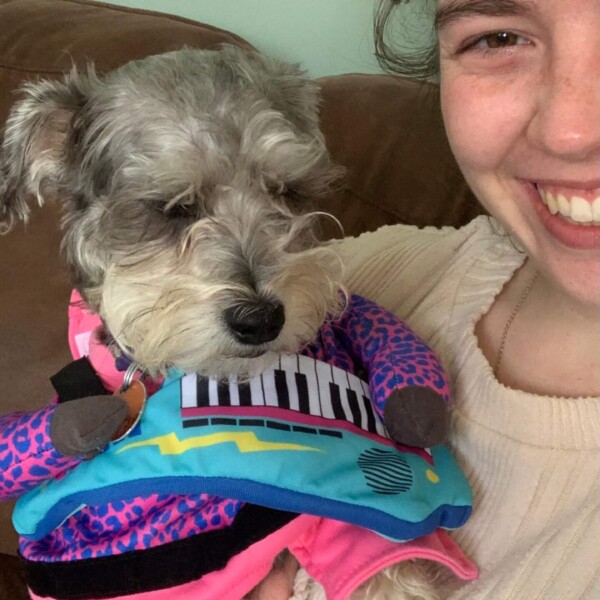 Hani just LOVES her new outfit I got thrifting