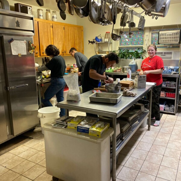 Baking their gingy houses
