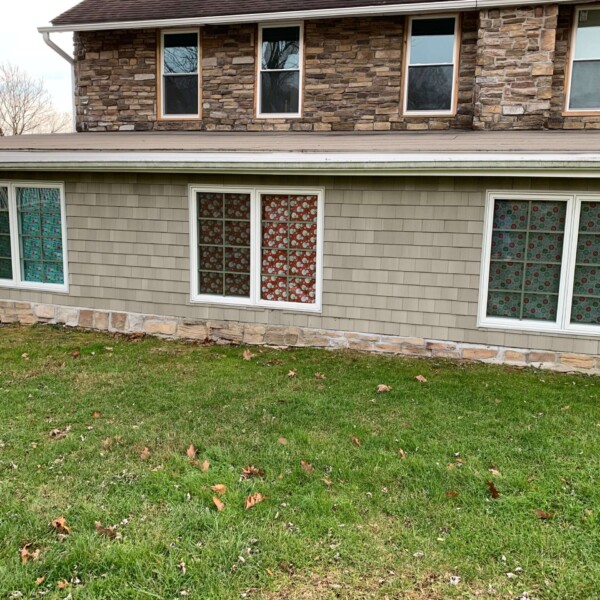 The view of the hidden gingerbread work area from outside