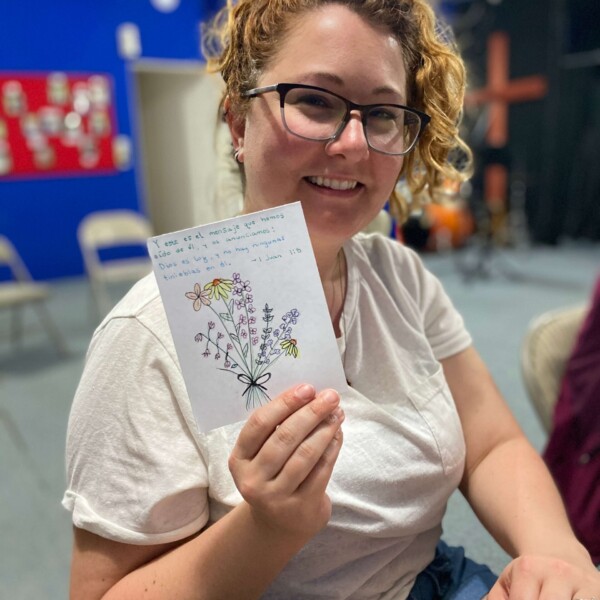Jenny rocked the verse/encouragement cards