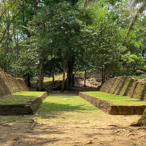 The ball court from El Dorado, sorry from Belize