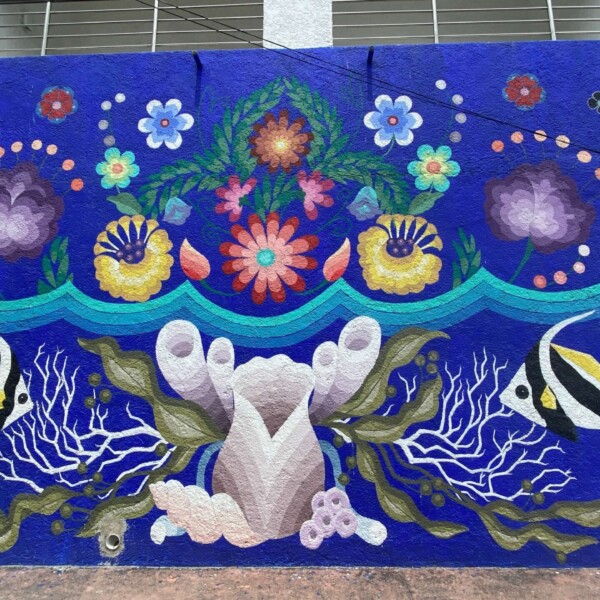 A mural in Cozumel, Mexico