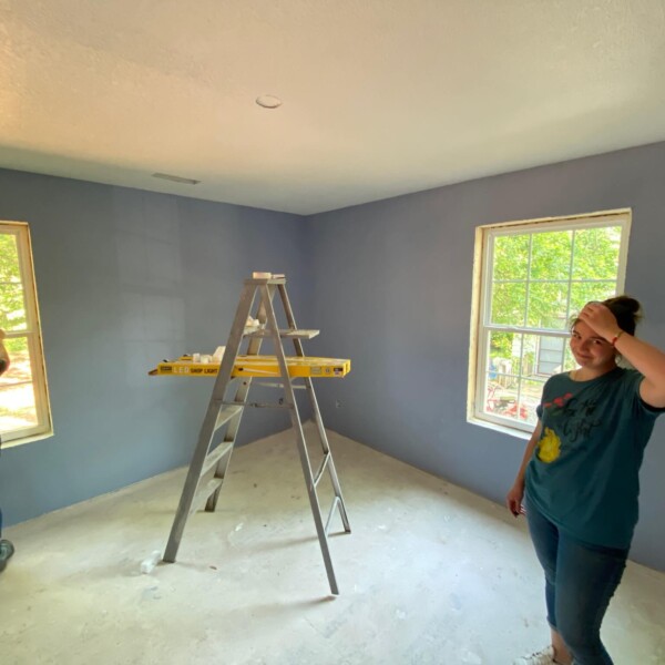 The girls painted this room.