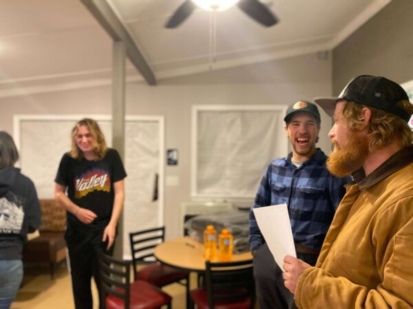 Apparently, Justin was completely obliterating one of the houses, thinking it was Caleb's, when actually it was Donny's