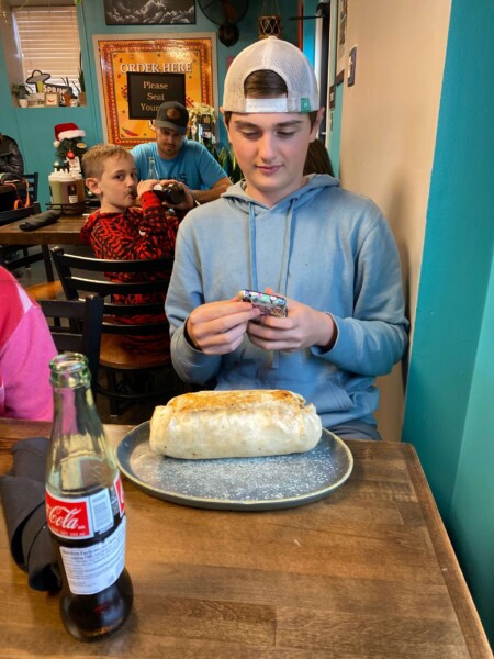 Peyton ordered Da Big Papa, and got what he paid for