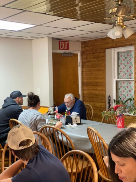 Sam was trying to sell the Smith's some of his antiques. It didn't work.